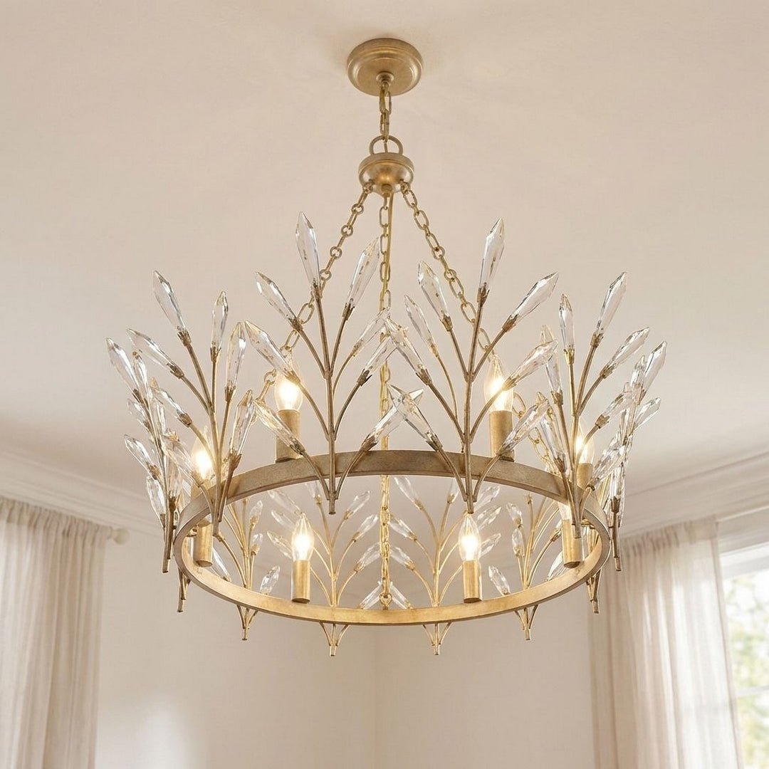 Savoy House - 1-4073-6-127 - Six Light Chandelier - Orianna - Noble Brass
