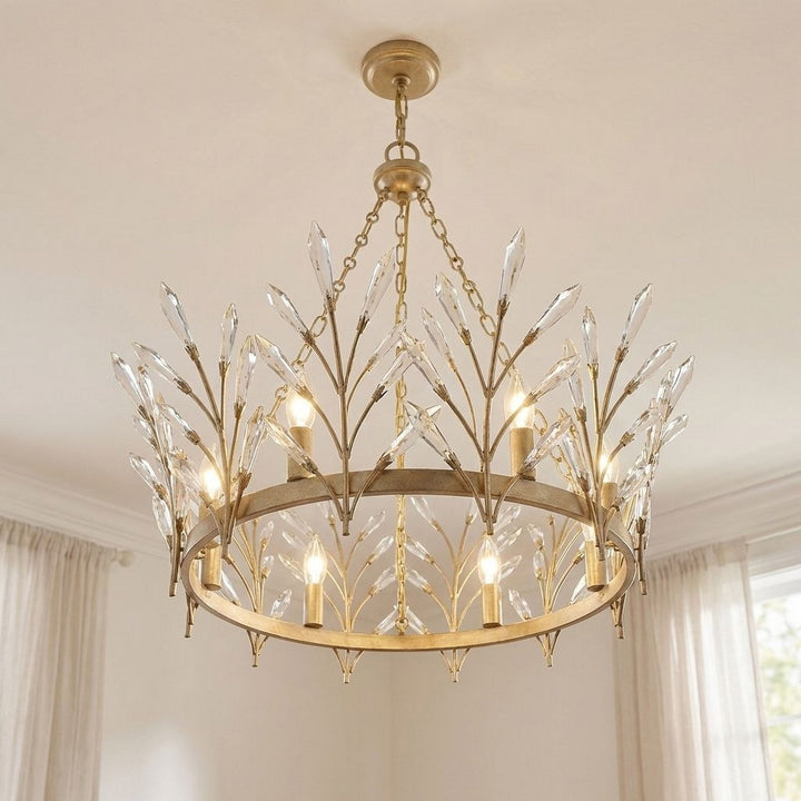Savoy House - 1-4073-6-127 - Six Light Chandelier - Orianna - Noble Brass