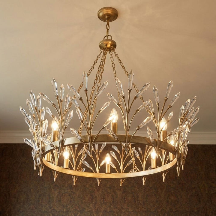 Savoy House - 1-4074-8-127 - Eight Light Chandelier - Orianna - Noble Brass