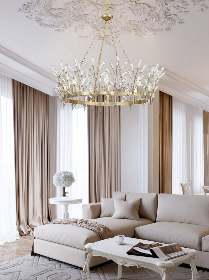 Savoy House - 1-4074-8-127 - Eight Light Chandelier - Orianna - Noble Brass