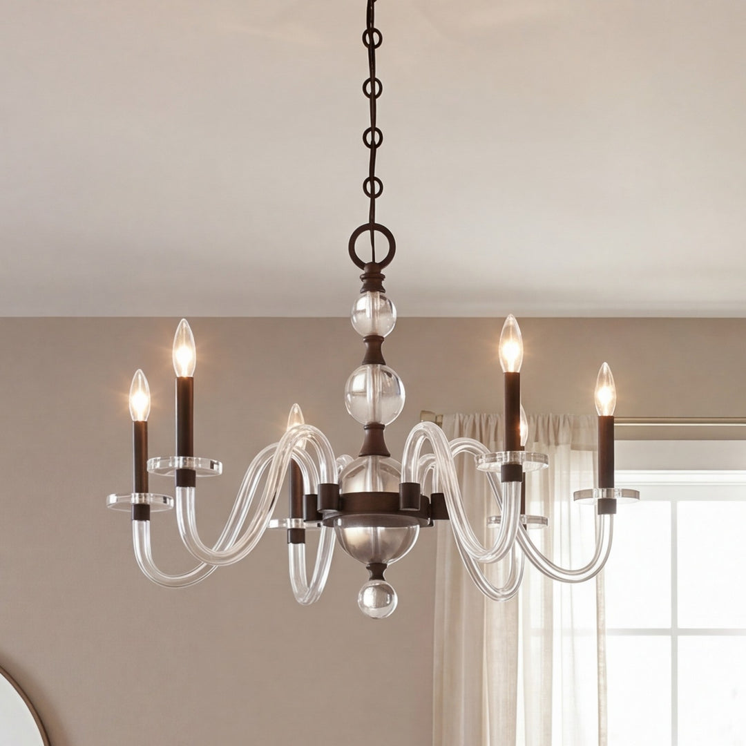 Savoy House - 1-4277-5-15 - Five Light Chandelier - Aragon - Mediterranean Bronze