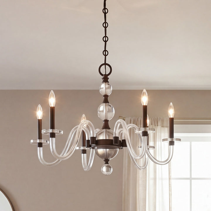 Savoy House - 1-4277-5-15 - Five Light Chandelier - Aragon - Mediterranean Bronze