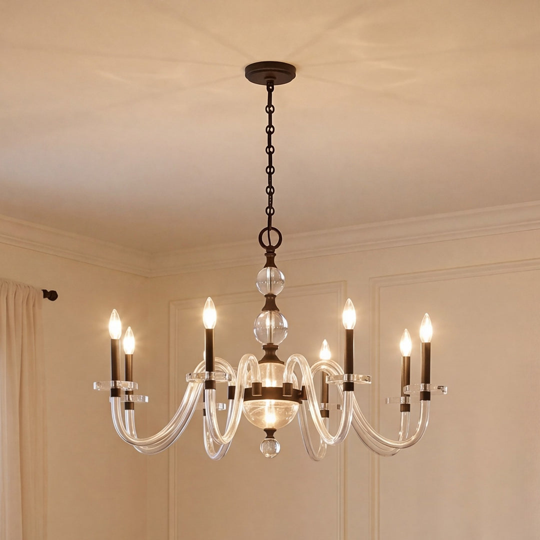 Savoy House - 1-4278-8-15 - Eight Light Chandelier - Aragon - Mediterranean Bronze