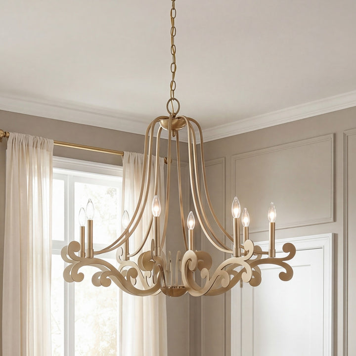 Savoy House - 1-6097-8-127 - Eight Light Chandelier - Lombard - Noble Brass
