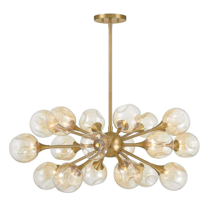 Matisse 18 Light Chandelier in Warm Brass Savoy House