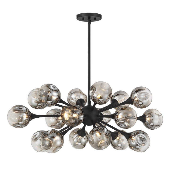 Matisse 18 Light Chandelier in Matte Black Savoy House