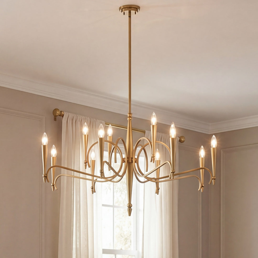 Savoy House - 1-9418-12-220 - 12 Light Chandelier - Tremont - Riviera Brass