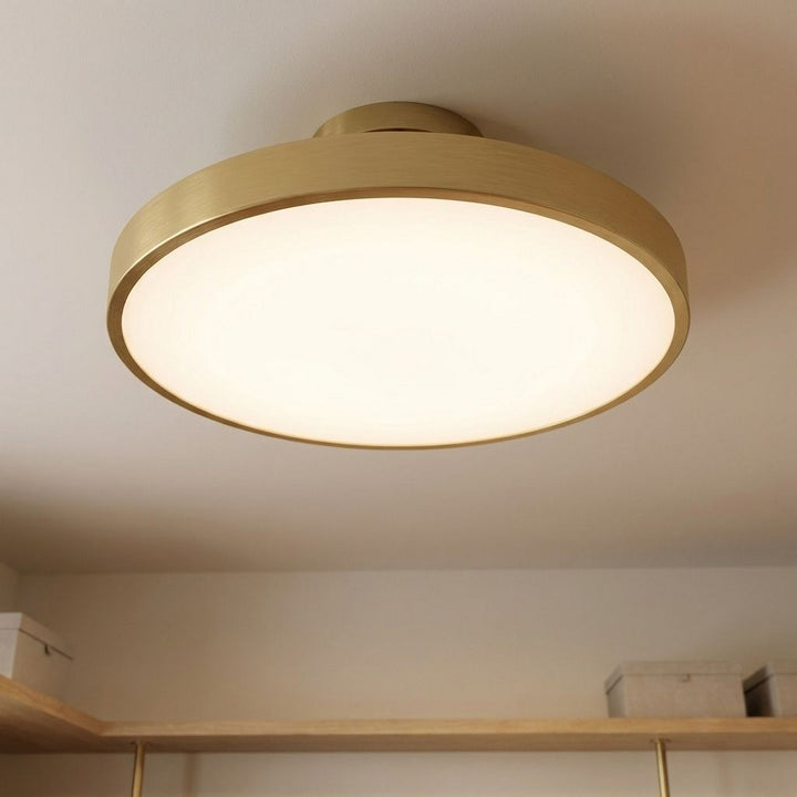 Savoy House - 6-2969-1-322 - LED Semi-Flush Mount - Thayer - Warm Brass