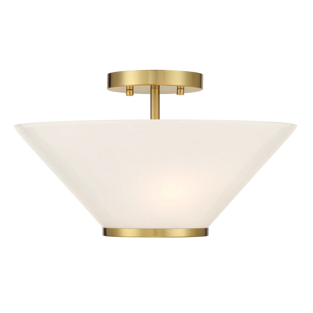Savoy House - 6-4012-3-322 - Three Light Convertible Semi-Flush /Pendant - Blair - Warm Brass