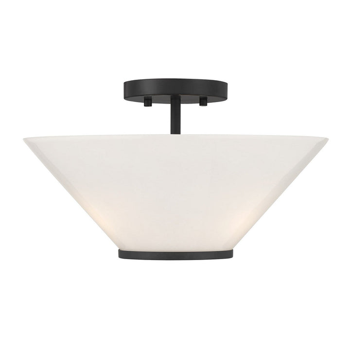 Savoy House - 6-4012-3-89 - Three Light Convertible Semi-Flush /Pendant - Blair - Matte Black