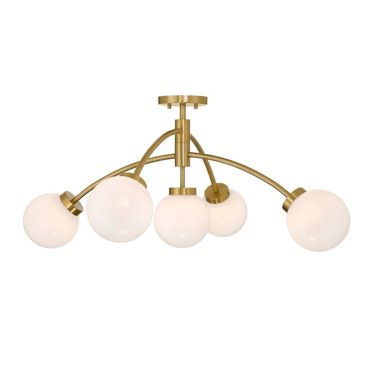 Savoy House - 6-6199-5-322 - LED Semi-Flush Mount - Redfield - Warm Brass