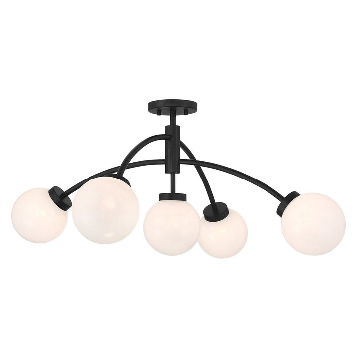 Savoy House - 6-6199-5-89 - LED Semi-Flush Mount - Redfield - Matte Black
