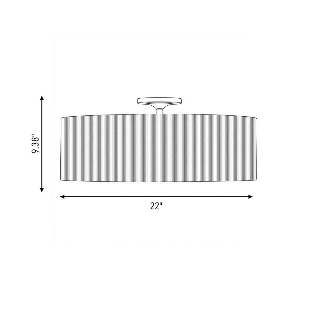 Savoy House - 6-9311-4-322 - Four Light Flush Mount - Maynard - Warm Brass