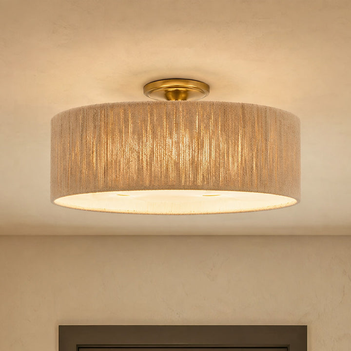 Savoy House - 6-9312-4-322 - Four Light Flush Mount - Maynard - Warm Brass