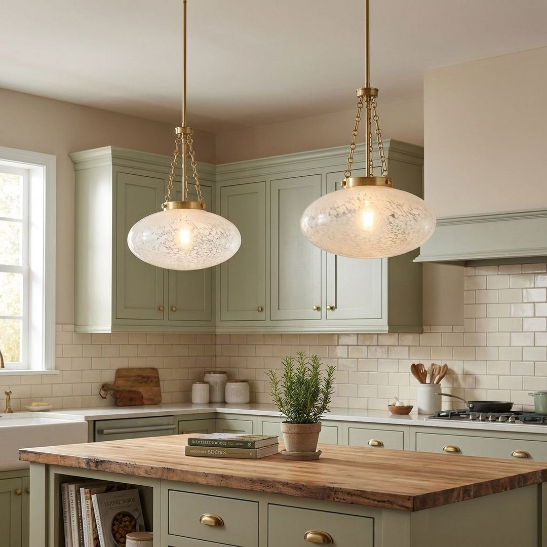 Savoy House - 7-1740-1-322 - One Light Pendant - Willow - Warm Brass