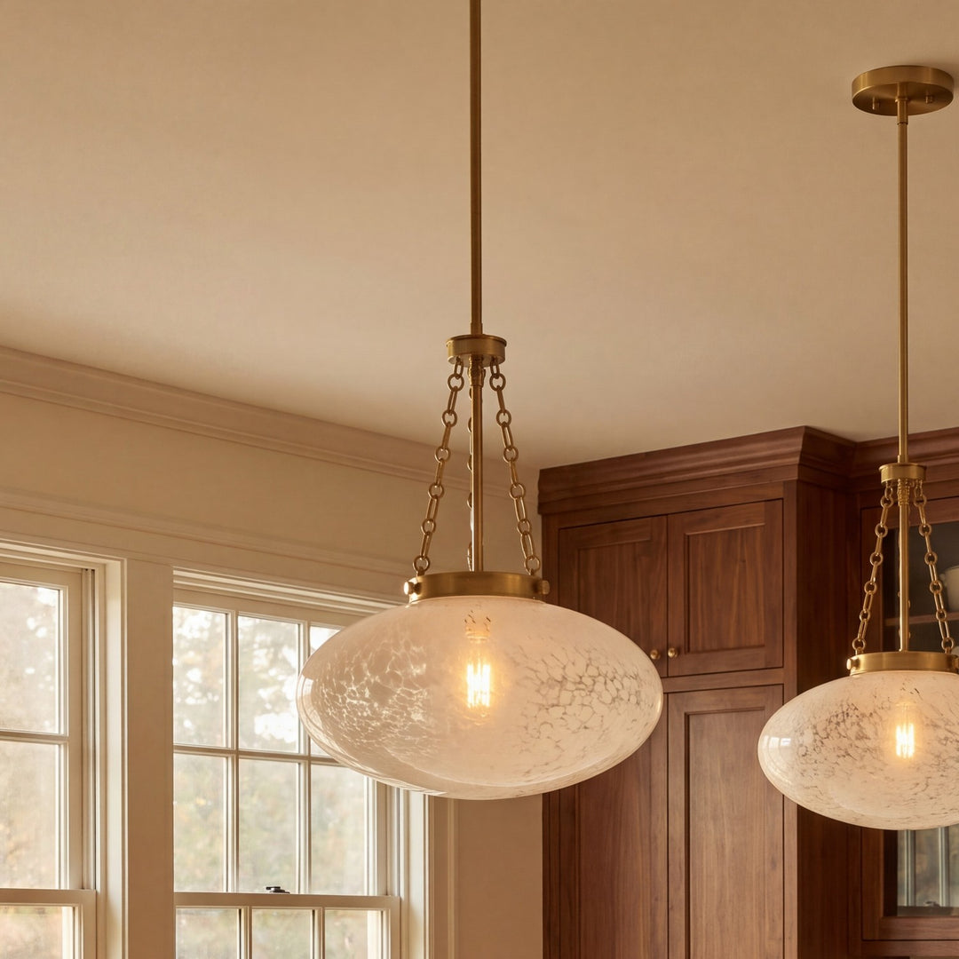 Savoy House - 7-1740-1-322 - One Light Pendant - Willow - Warm Brass
