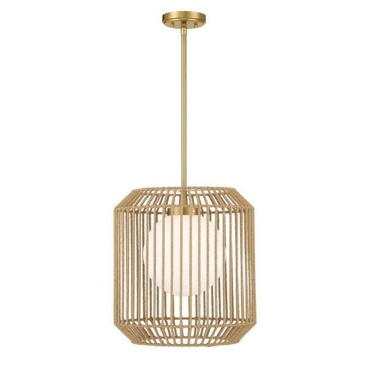 Savoy House - 7-2040-1-322 - One Light Pendant - Pastis - Warm Brass