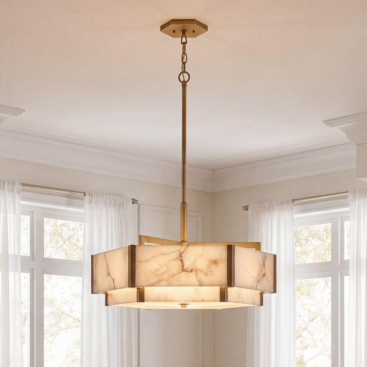 Savoy House - 7-2333-6-60 - Six Light Pendant - Orleans - Distressed Gold