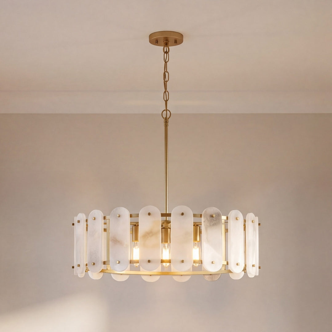 Savoy House - 7-2911-5-322 - Five Light Pendant - Antolini - Warm Brass