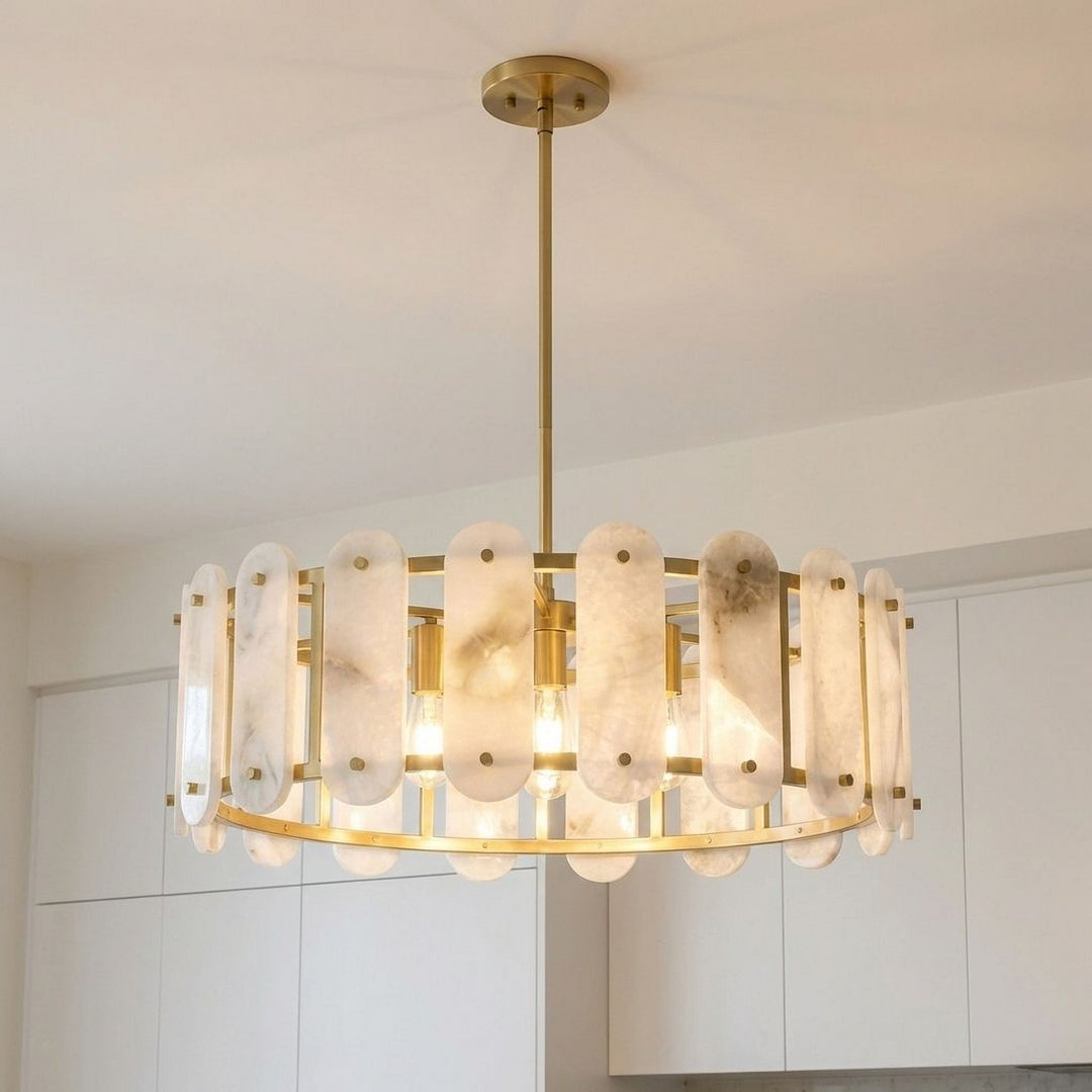 Savoy House - 7-2911-5-322 - Five Light Pendant - Antolini - Warm Brass