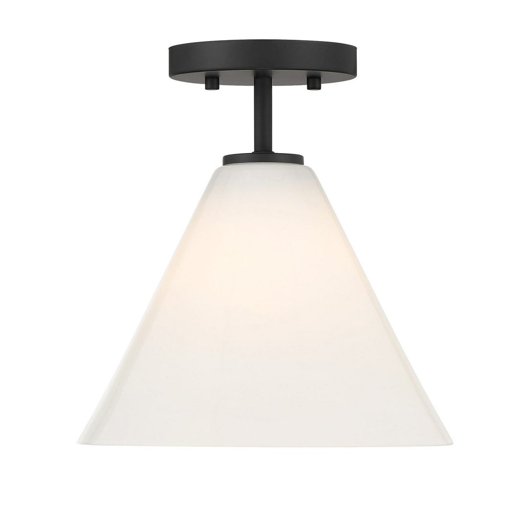 Blair One Light Mini-Pendant in Matte Black Savoy House