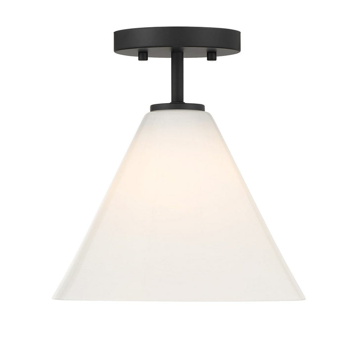 Blair One Light Mini-Pendant in Matte Black Savoy House