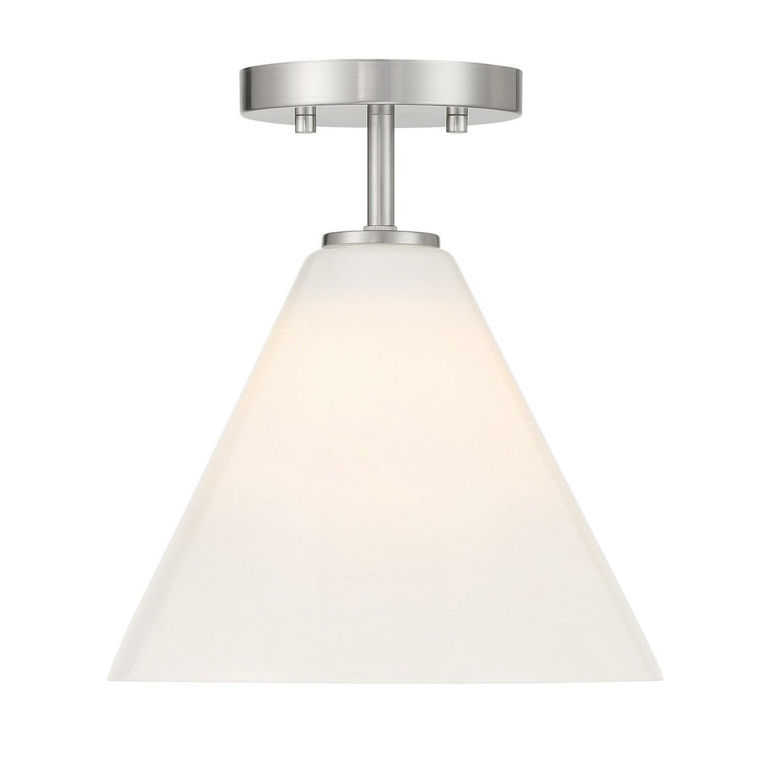Blair One Light Mini-Pendant in Satin Nickel Savoy House
