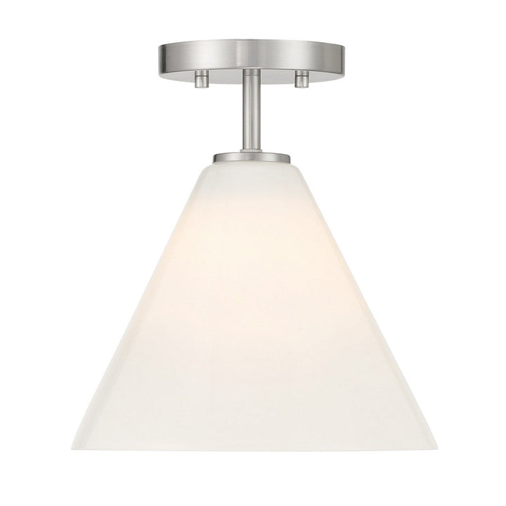 Blair One Light Mini-Pendant in Satin Nickel Savoy House