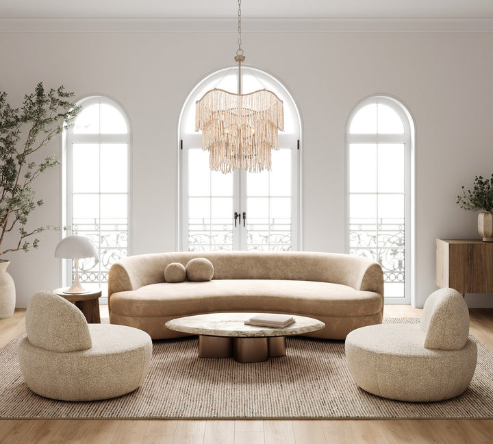 Savoy House - 7-7520-6-17 - Six Light Pendant - Melia - Cypress