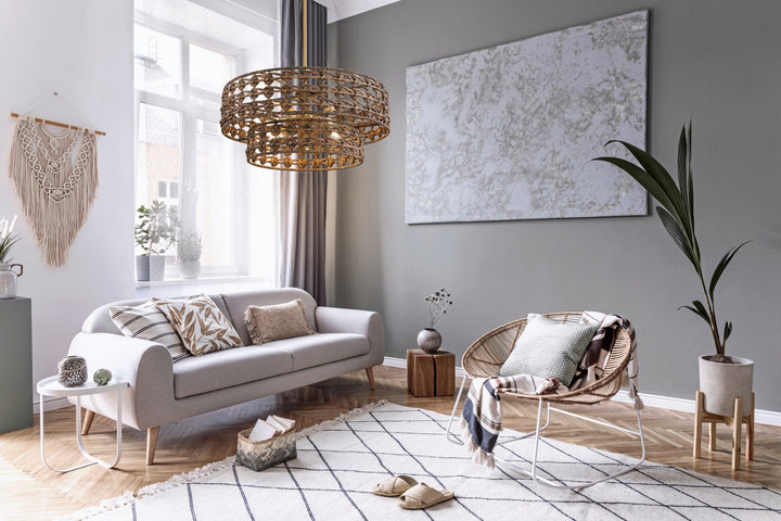 Savoy House - 7-9284-7-220 - Seven Light Pendant - Silencio - Riviera Brass