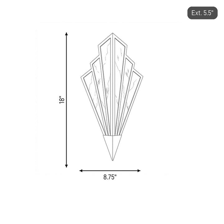 Savoy House - 9-1037-1-322 - LED Wall Sconce - Rivage - Warm Brass