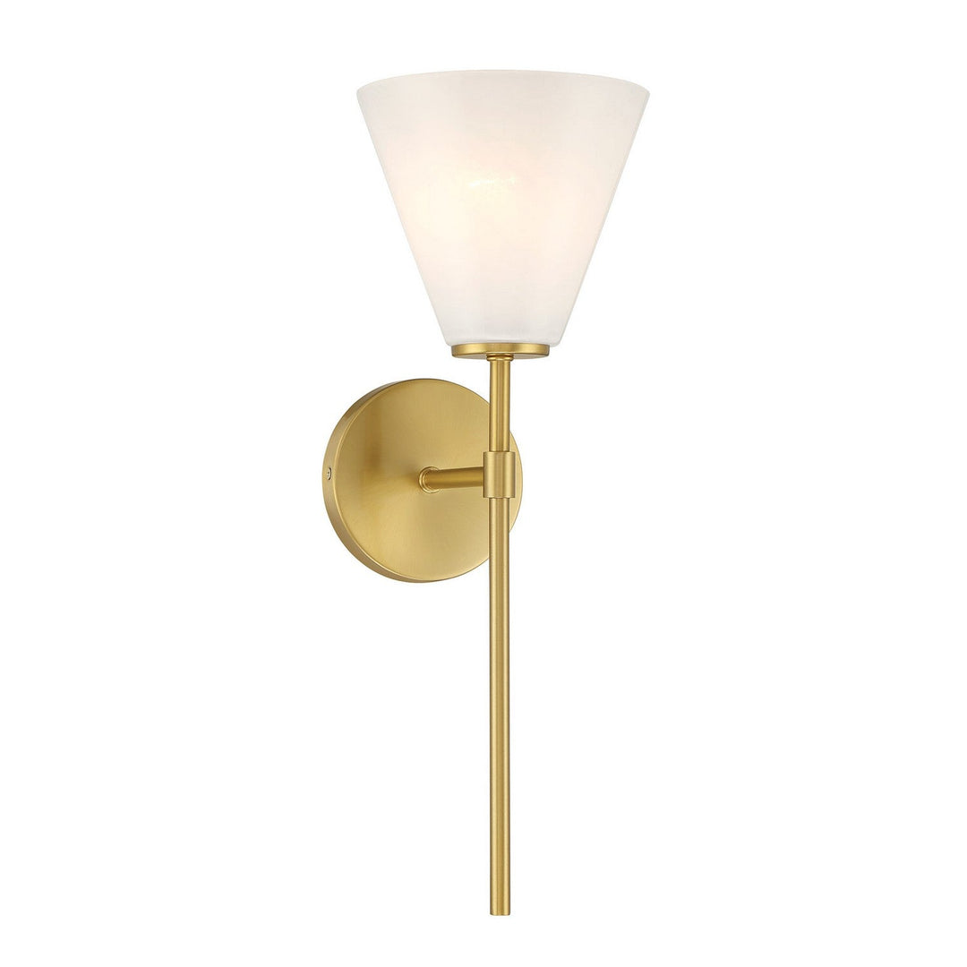Blair One Light Wall Sconce in Warm Brass Savoy House