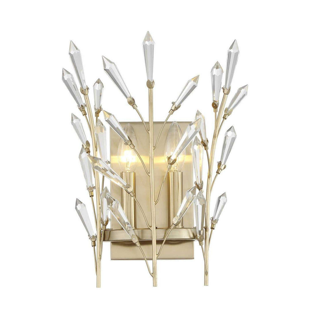 Orianna Two Light Wall Sconce in Noble Brass Savoy House