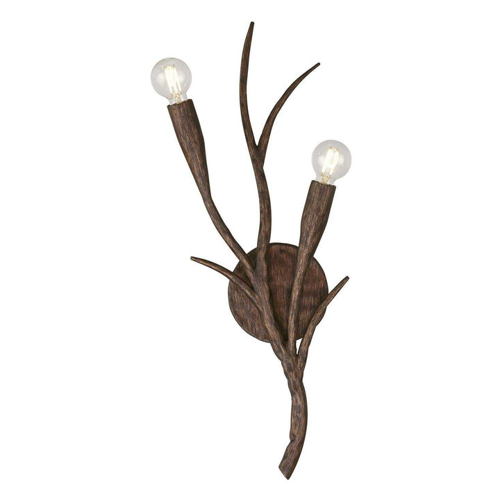 Palisades Two Light Wall Sconce in Bark Savoy House