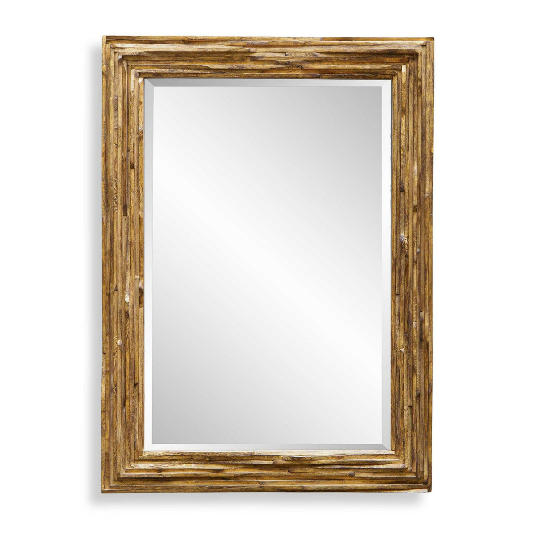 Overlap Mirror in Antique Gold - available from The Lighting Shoppe, trusted by Canadian homeowners