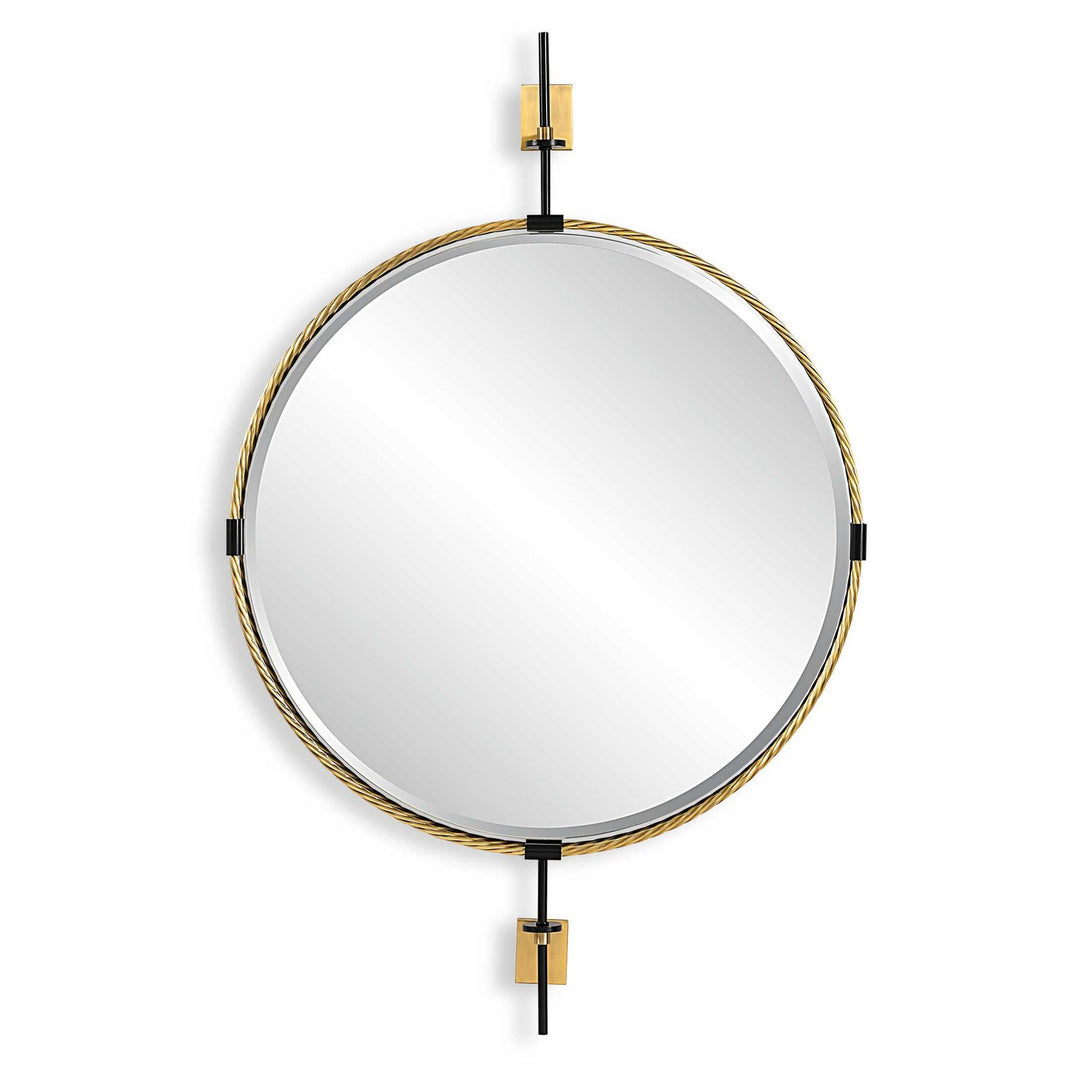 Guardrail Mirror in Antique Brass - available from The Lighting Shoppe, trusted by Canadian homeowners