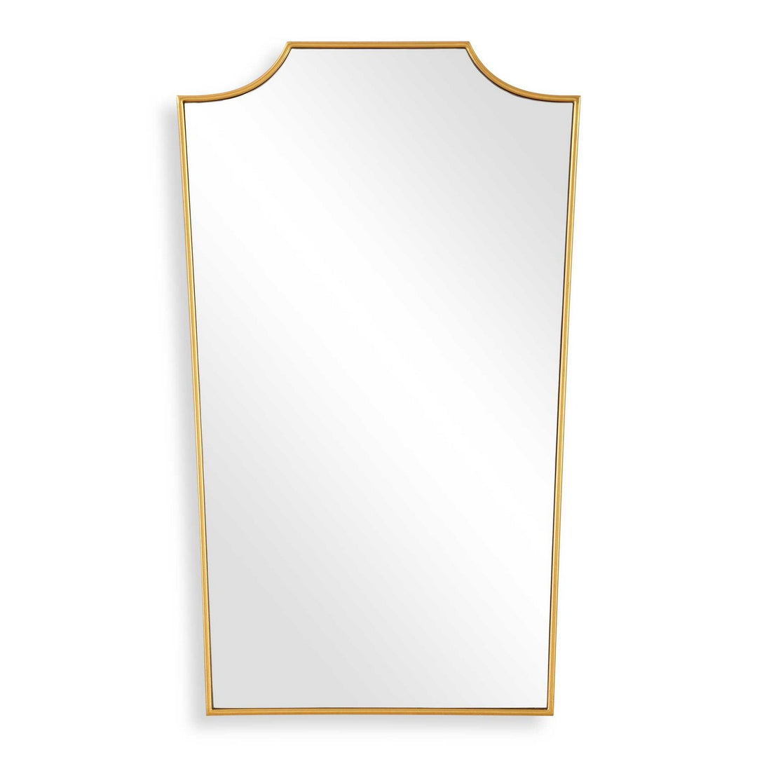 Demure Mirror in Antiqued Gold Leaf - available from The Lighting Shoppe, trusted by Canadian homeowners