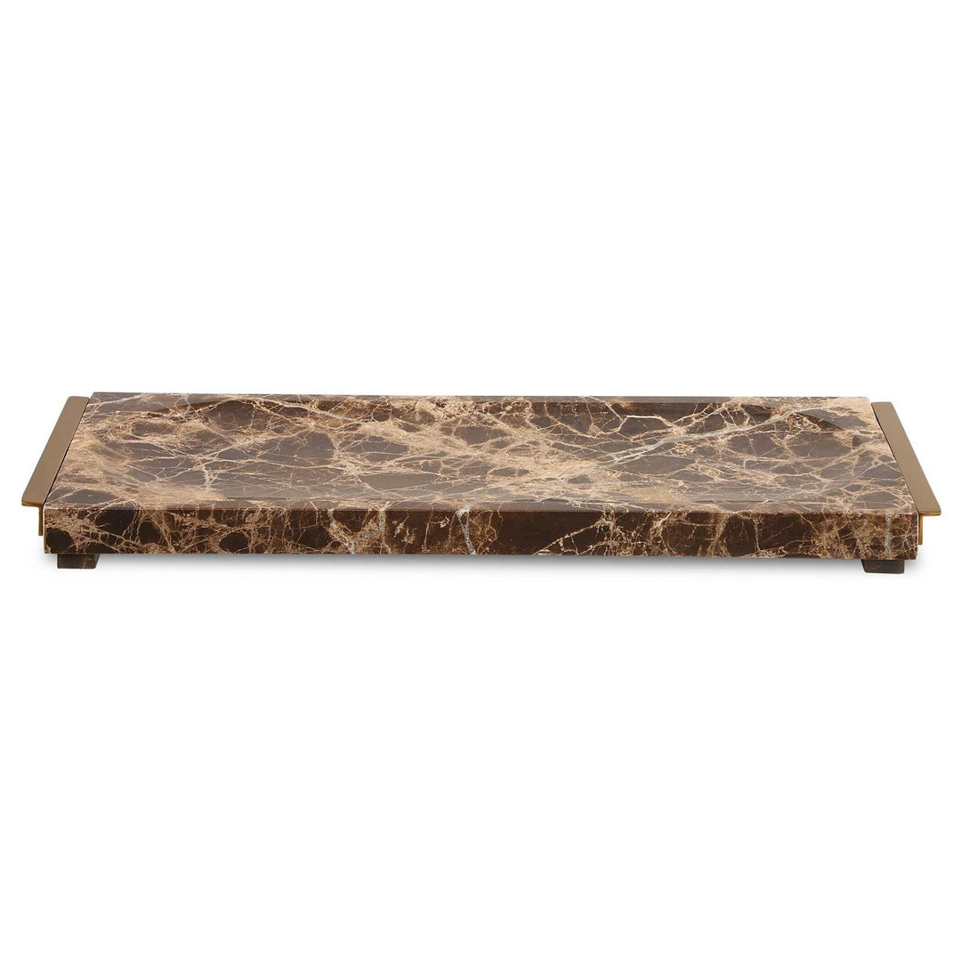 Marble Crest Tray in Chocolates, Black - available from The Lighting Shoppe, trusted by Canadian homeowners
