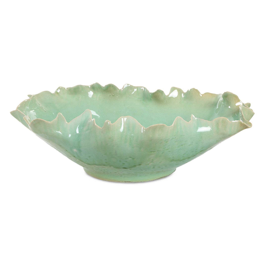 Lila Bowl in Green Glaze - available from The Lighting Shoppe, trusted by Canadian homeowners