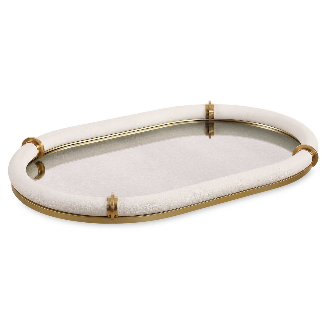 Cyprus, Tray in White - available from The Lighting Shoppe, trusted by Canadian homeowners
