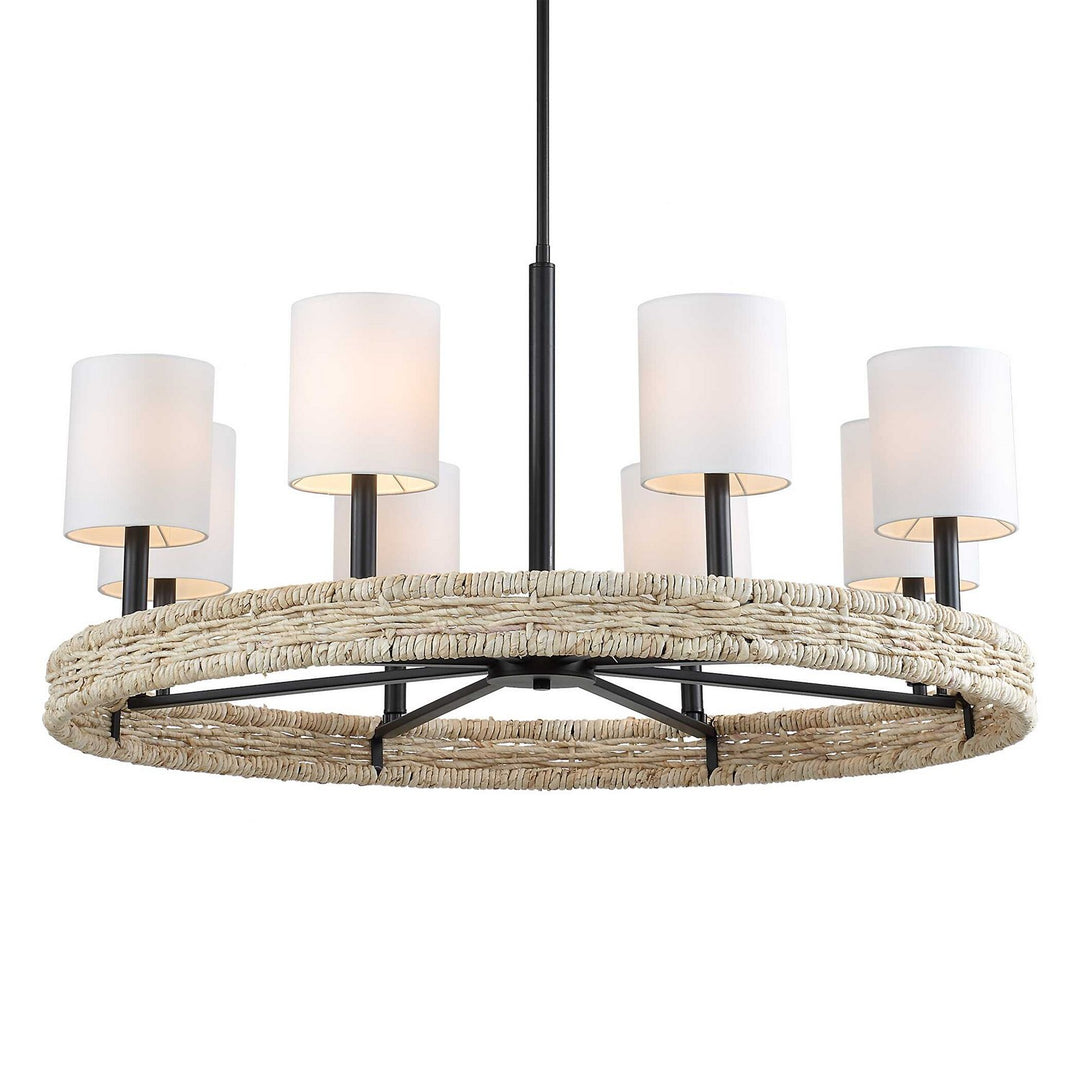 Faiyam Eight Light Chandelier in Dark Bronze - available from The Lighting Shoppe, trusted by Canadian homeowners