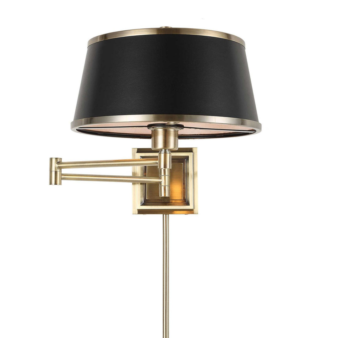 Newmarket One Light Wall Sconce in Antique Brass - available from The Lighting Shoppe, trusted by Canadian homeowners