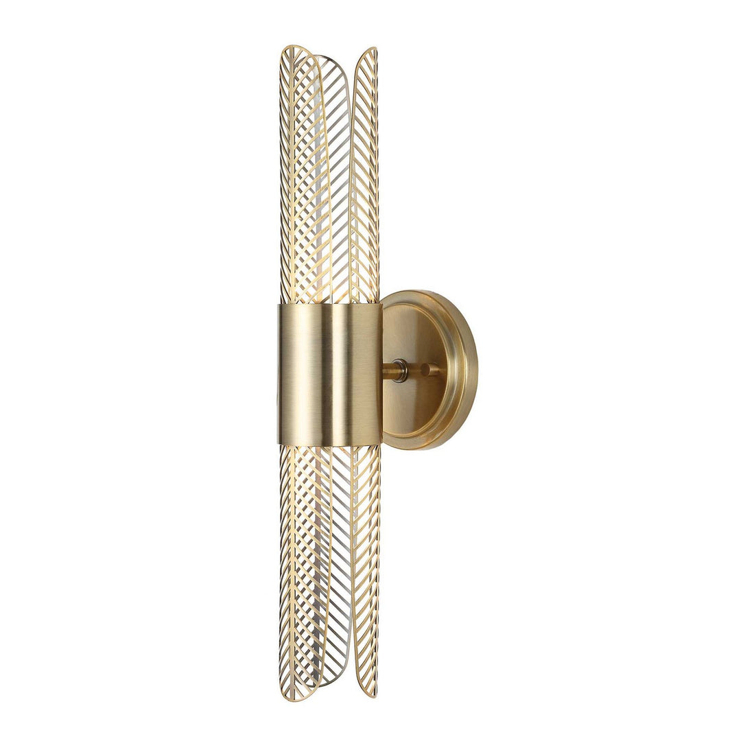 Cret LED Wall Sconce in Oxidized Brass - available from The Lighting Shoppe, trusted by Canadian homeowners