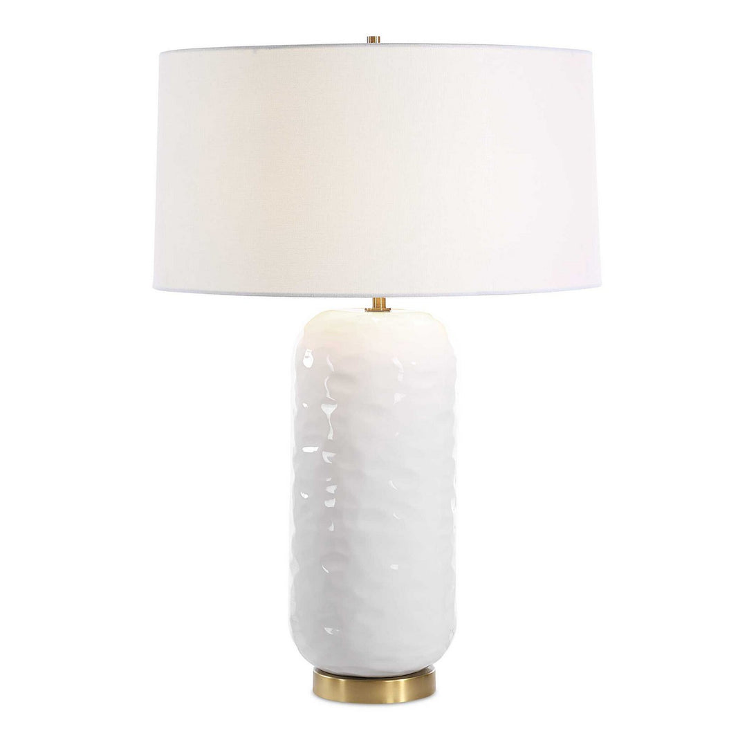 Iona One Light Table Lamp in Brushed Brass - available from The Lighting Shoppe, trusted by Canadian homeowners