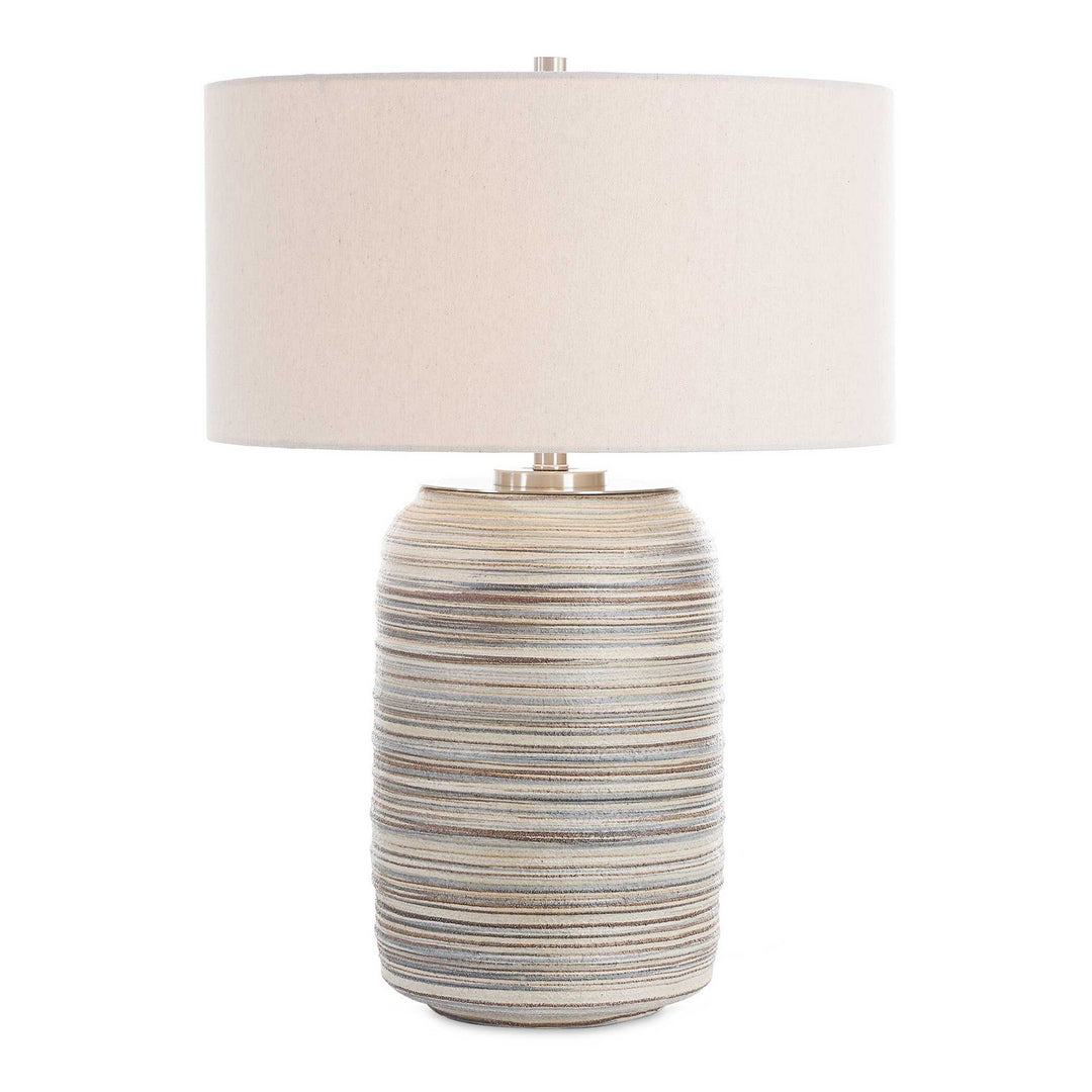 Prospect One Light Table Lamp in Brushed Nickel - available from The Lighting Shoppe, trusted by Canadian homeowners