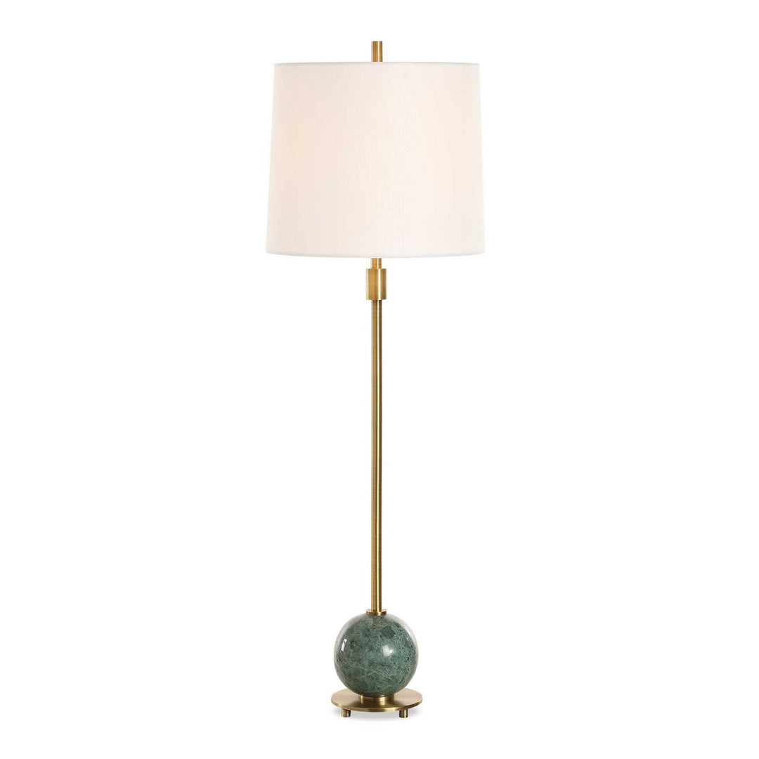 Bledel One Light Buffet Lamp in Brushed Brass - available from The Lighting Shoppe, trusted by Canadian homeowners