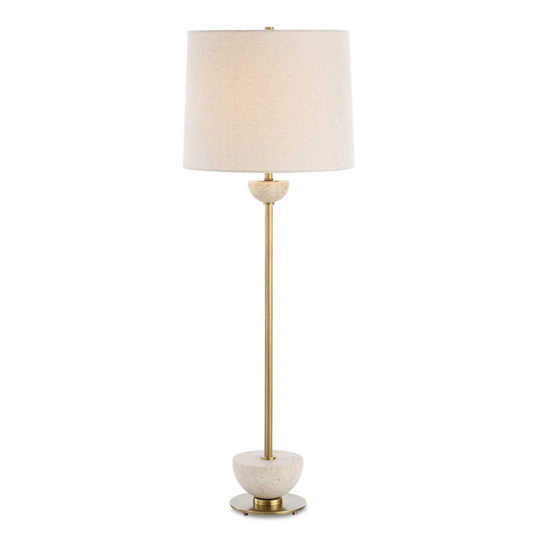 Hemisphere One Light Buffet Lamp in Brushed Brass - available from The Lighting Shoppe, trusted by Canadian homeowners