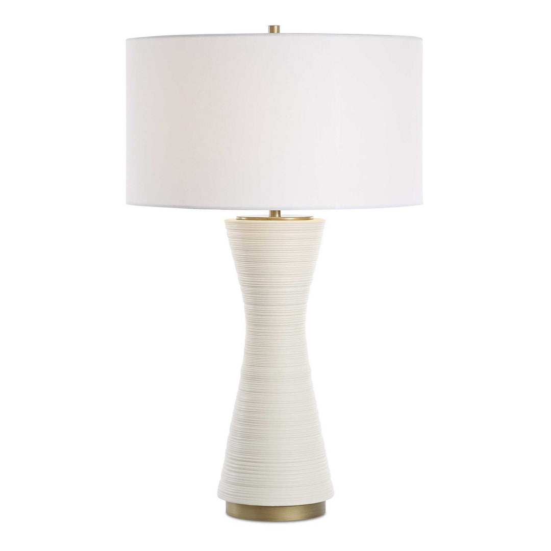 Ridgeline One Light Table Lamp in Antique Brass - available from The Lighting Shoppe, trusted by Canadian homeowners