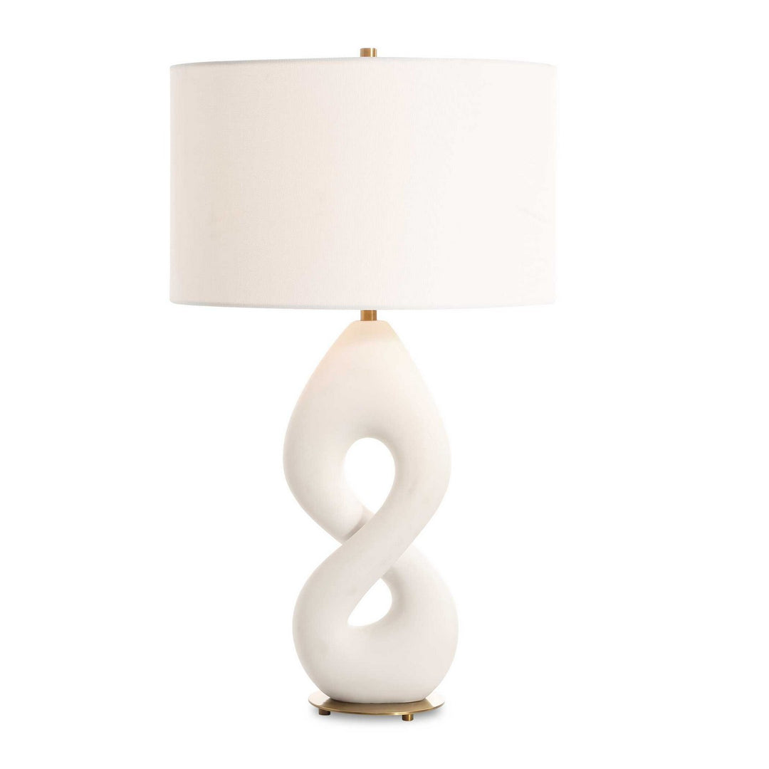 Meridian One Light Table Lamp in Antique Brass - available from The Lighting Shoppe, trusted by Canadian homeowners