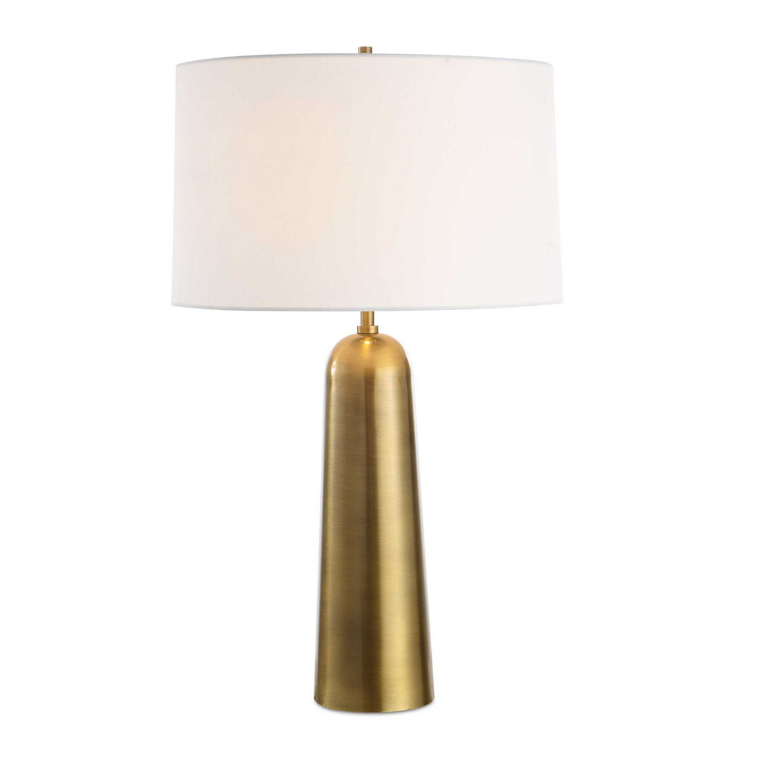 Flinchem One Light Table Lamp in Antique Brass - available from The Lighting Shoppe, trusted by Canadian homeowners